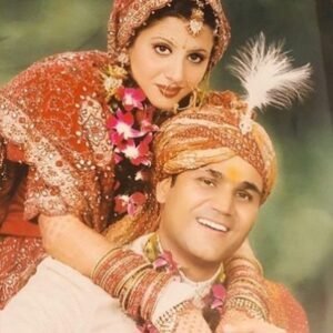 File Photo-Virender Sehwag and his wife